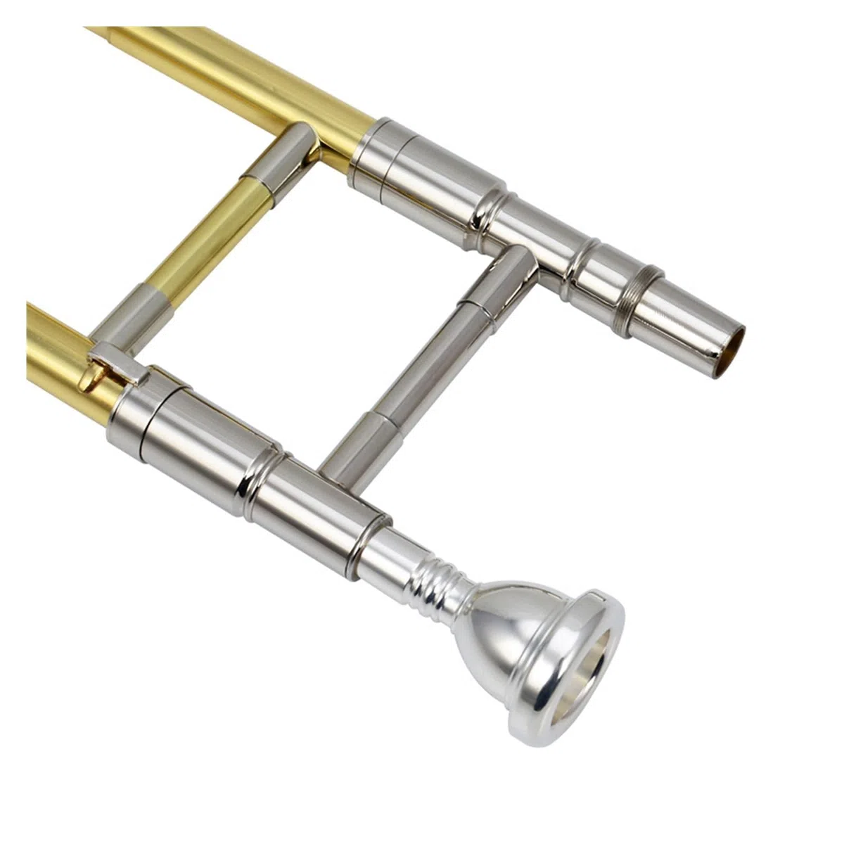 Trombón tenor en si bemol instrumento profesional de metal