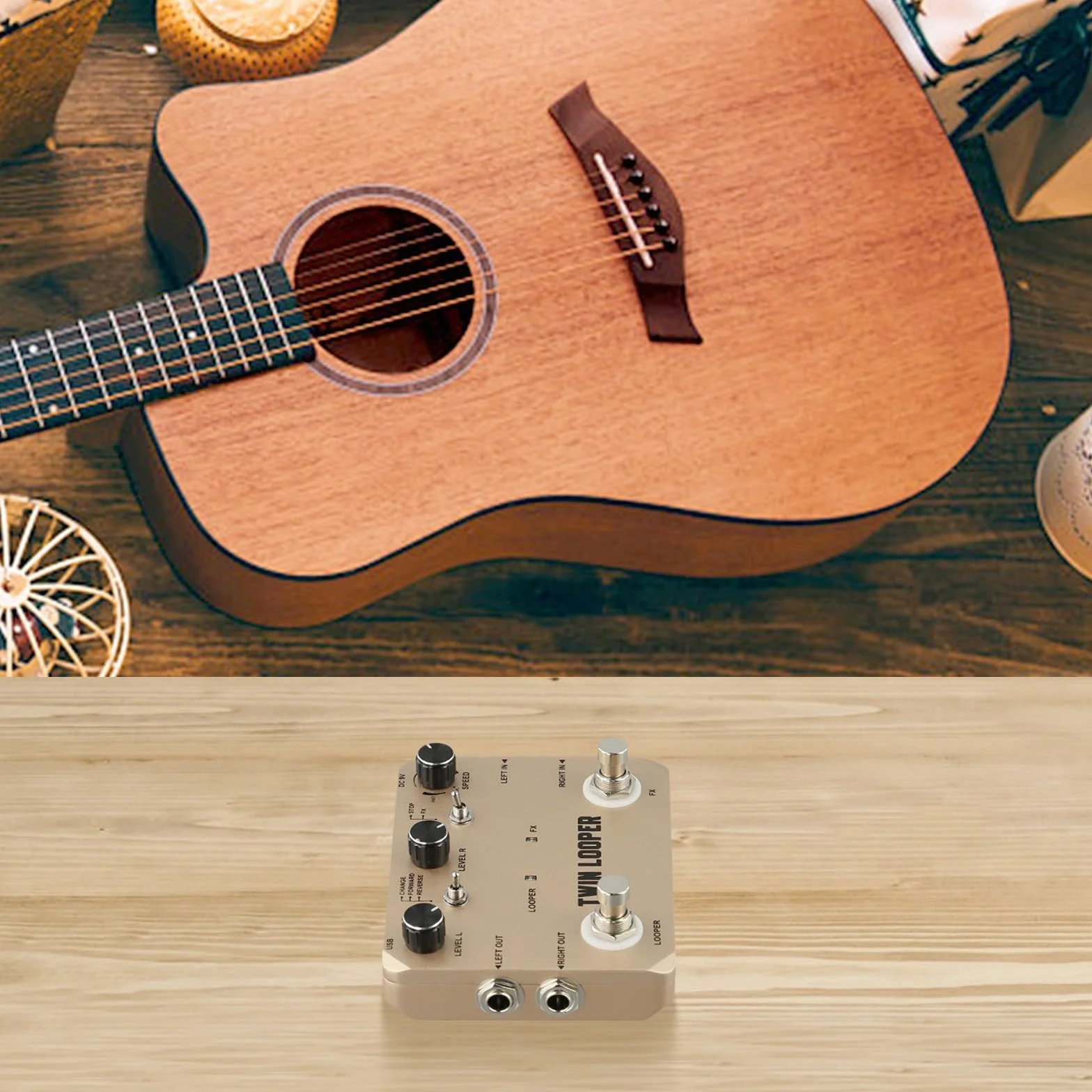 Looper Station de Rowin diseñada para ofrecer un sonido claro sin interferencias de ruido en las actuaciones