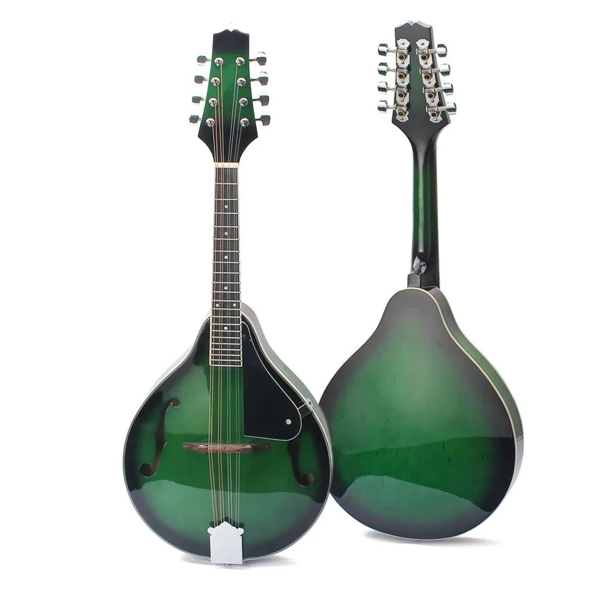 Mandolina Para Principiantes Productos Hechos A Mano De Mandolina Madera 8 Cuerdas Verde Hierba Instrumentos Musicales Profesionales
