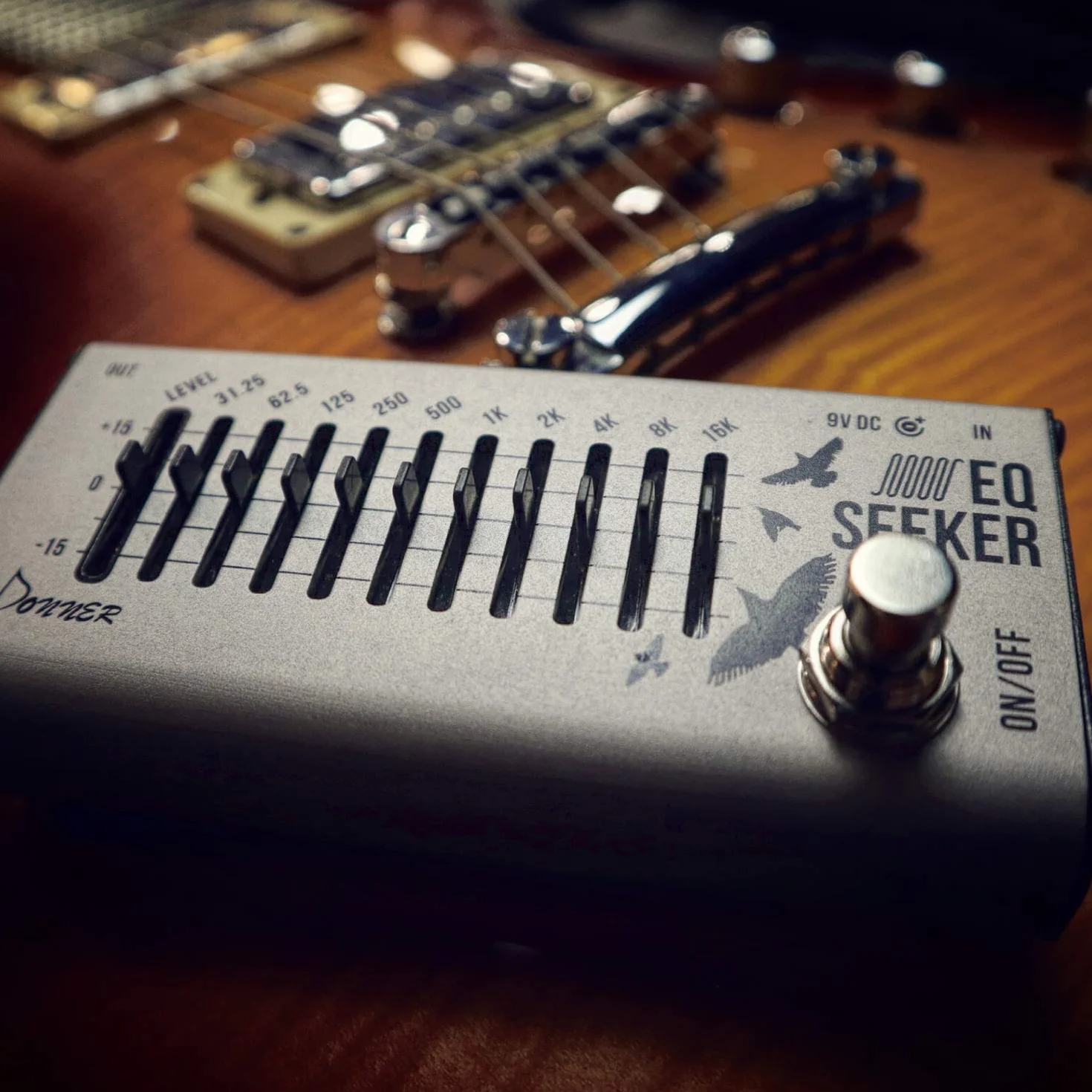 Pedal EQ Donner, ecualizador de 10 bandas, EQ Seeker para guitarra y bajo, true bypass