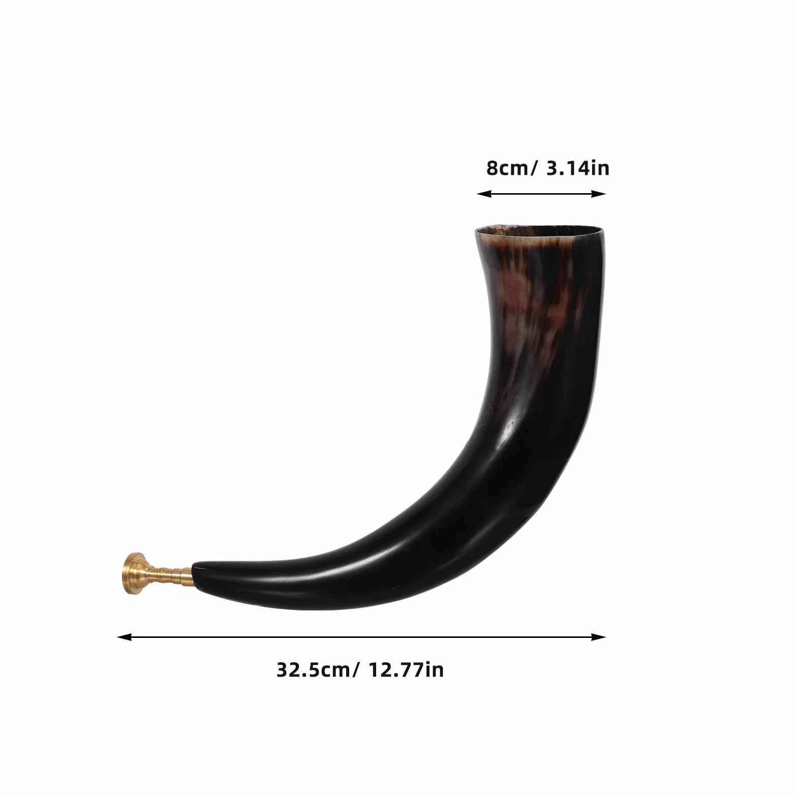 Happyyami Trompeta de cuerno vikingo: cuerno vikingo para exteriores, ideal para fiestas piratas de Halloween, cosplay, de fiesta, generadores de ruido, accesorios piratas.