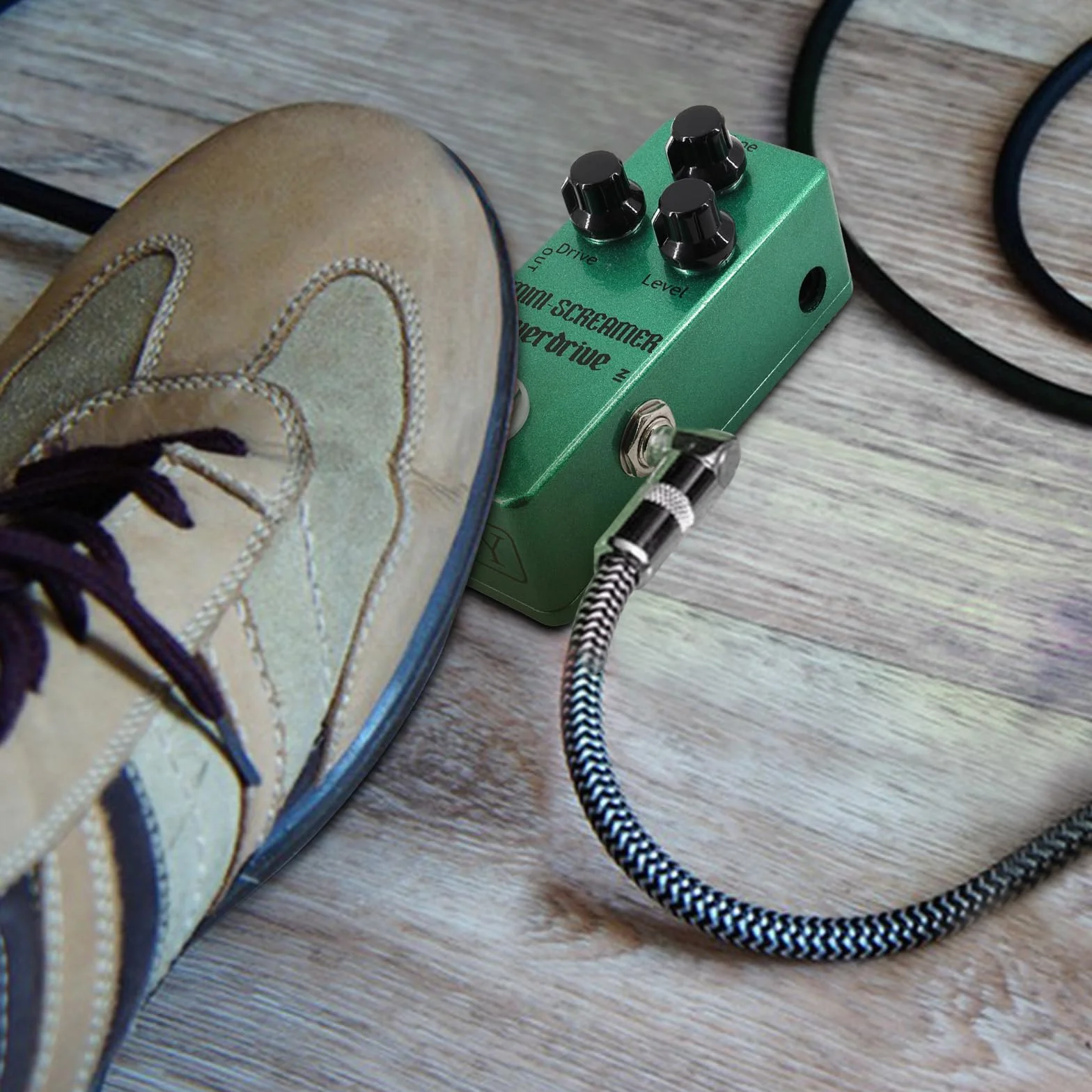 Btuty pedal de guitarra reducción de ruido de guitarra Pedal de efectos de guitarra eléctrica Interfaz de entrada/salida Mini efecto de reducción de ruido de guitarra