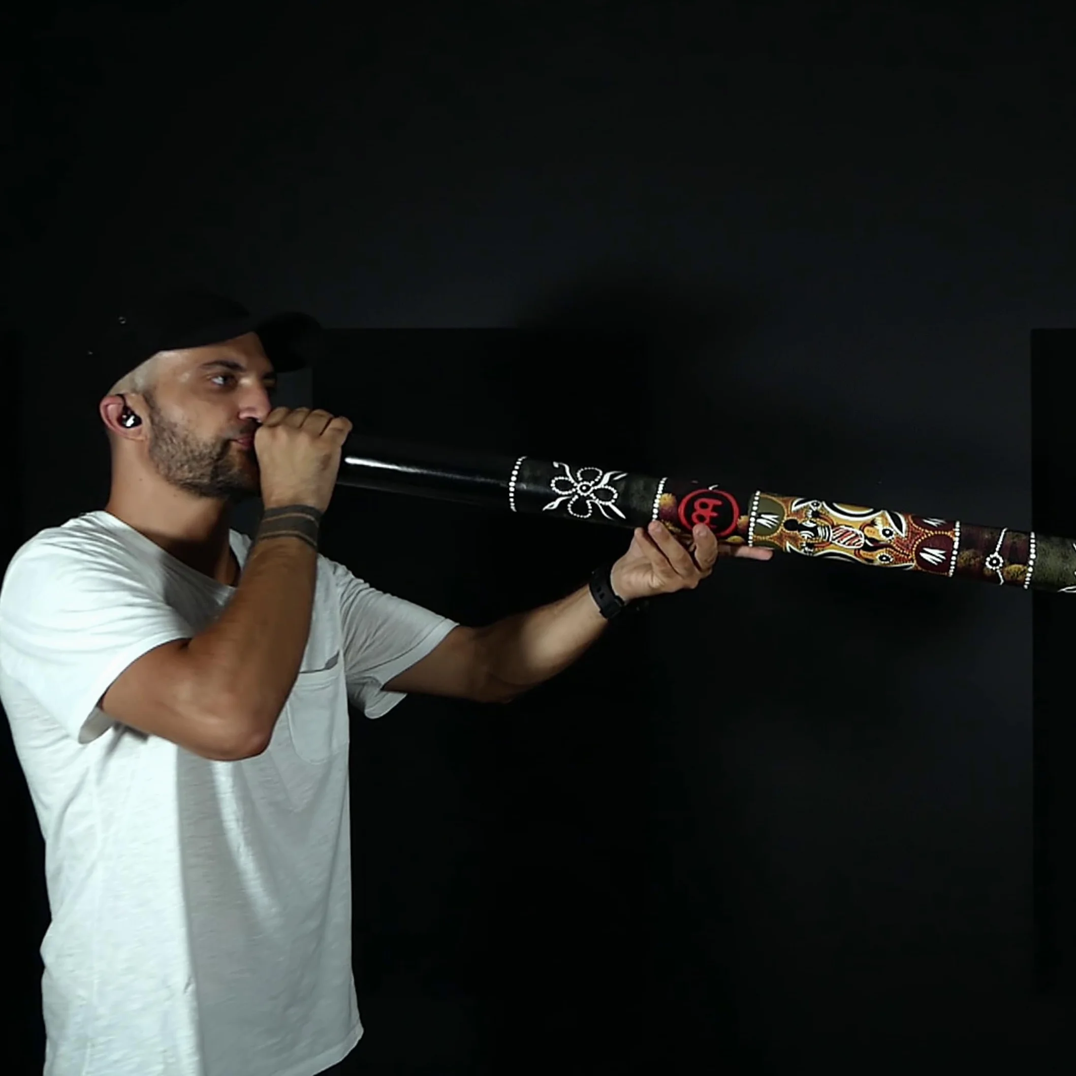 Meinl SDDG1-BK - Didgeridoo sintético de 51", Negro
