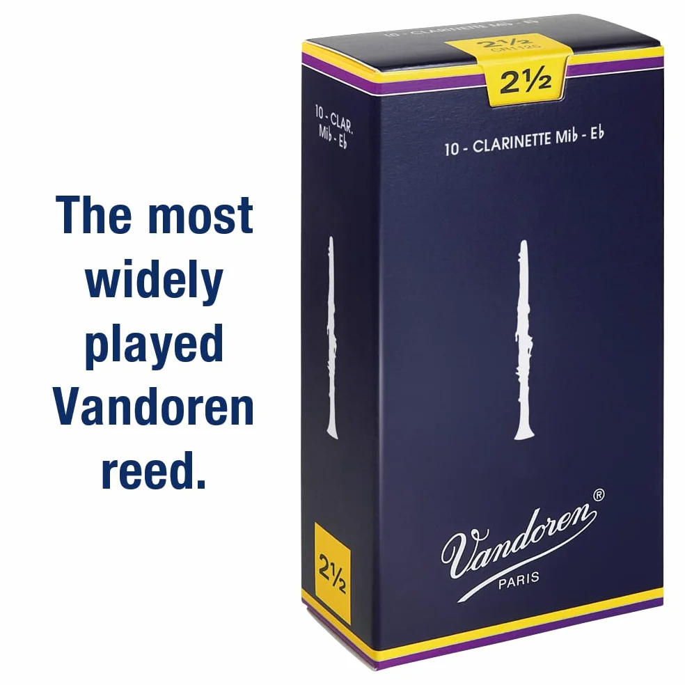 Vandoren CR1125 - Caja de 10 cañas para clarinete mib