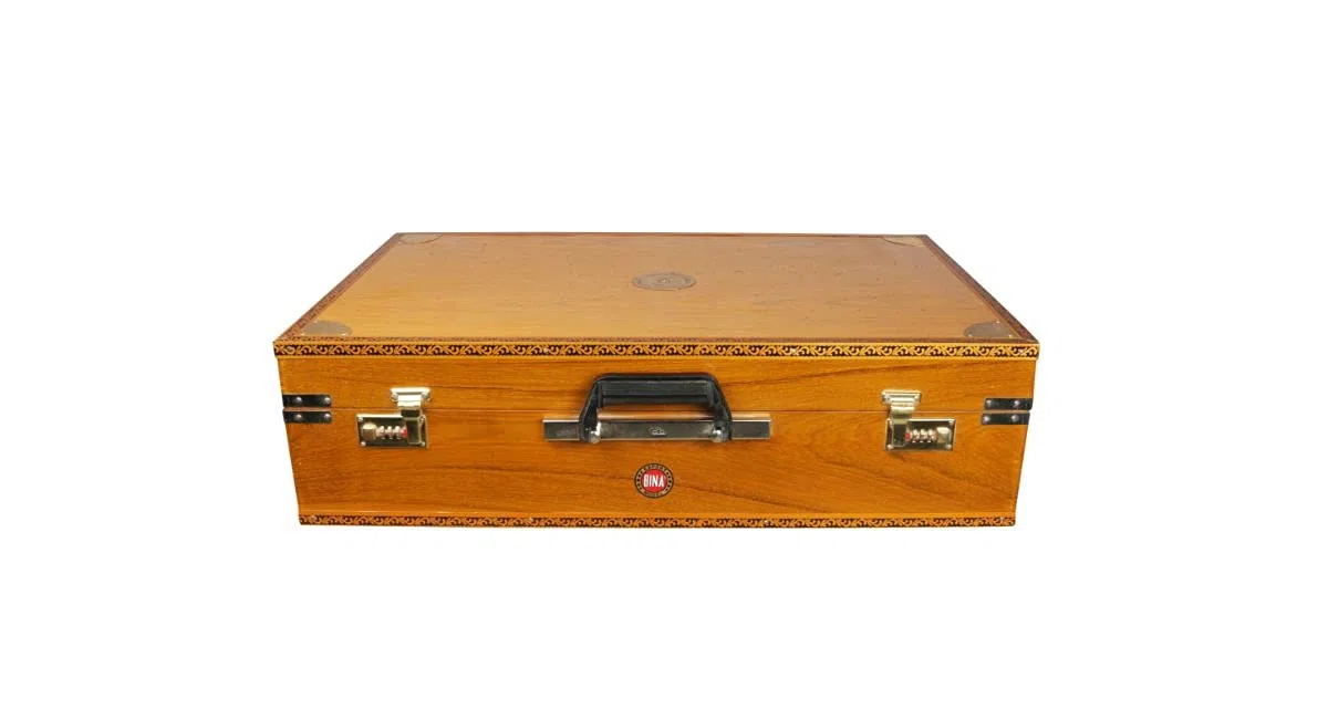 Harmonium BINA nº 32 Scalechange portátil con 4 juegos de cañas inglesas/armonio profesional de calidad de concierto/armonio afinado profesional