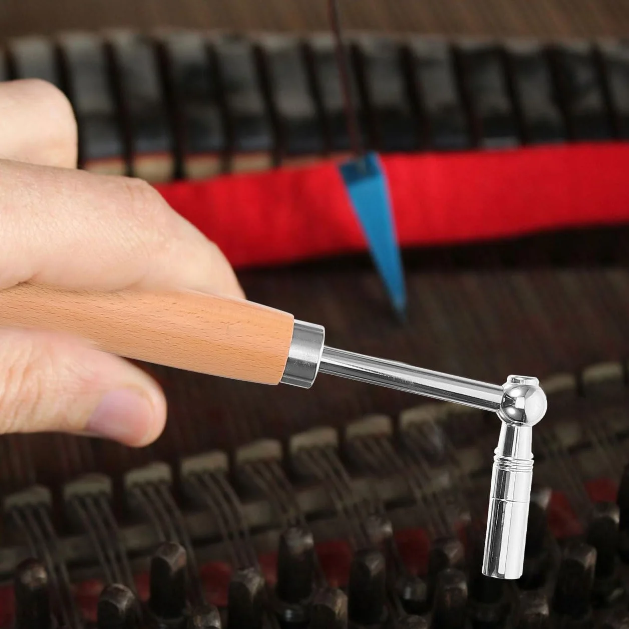 Toyvian Llave de Piano Herramienta Profesional Portátil Para Piano Accesorio Tono Llave Instrumento Musical
