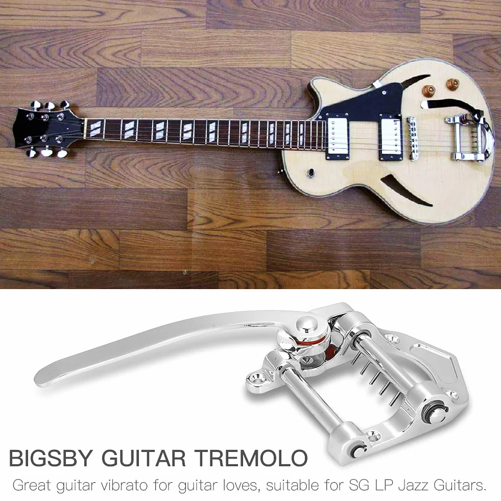 Vibrato de Guitarra, Sintonización, de Trémolo para Guitarras SG, LP, Jazz, Montaje Fácil, Diseño Premium, para Guitarristas Profesionales y Amateur, Música Clásica, Rock, Blues