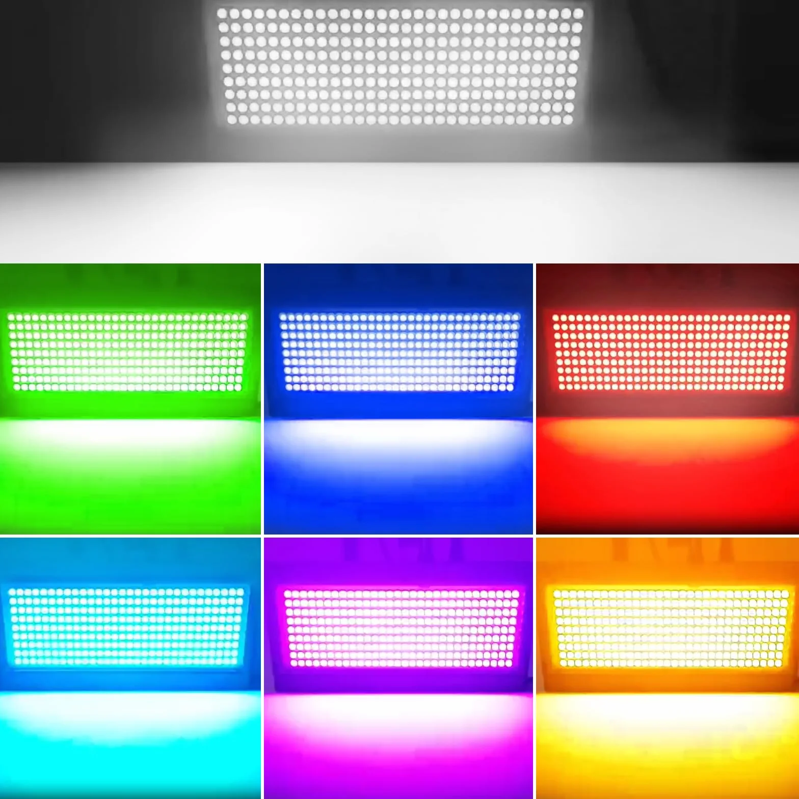 270Led Estroboscopio Discoteca con Mando, Luces Estroboscópicas para Fiestas, Flash Ritmo Musical Activado por Sonido