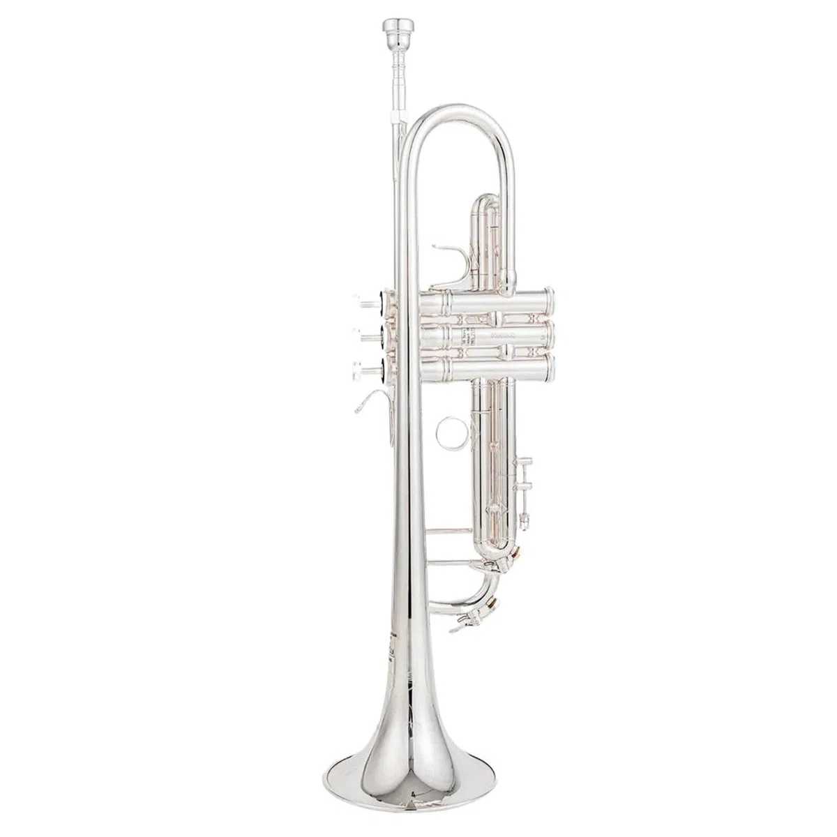Trompeta Principiantes Amante De La Música Profesional Trompeta De Plata Tubo Instrumento Plano Latón