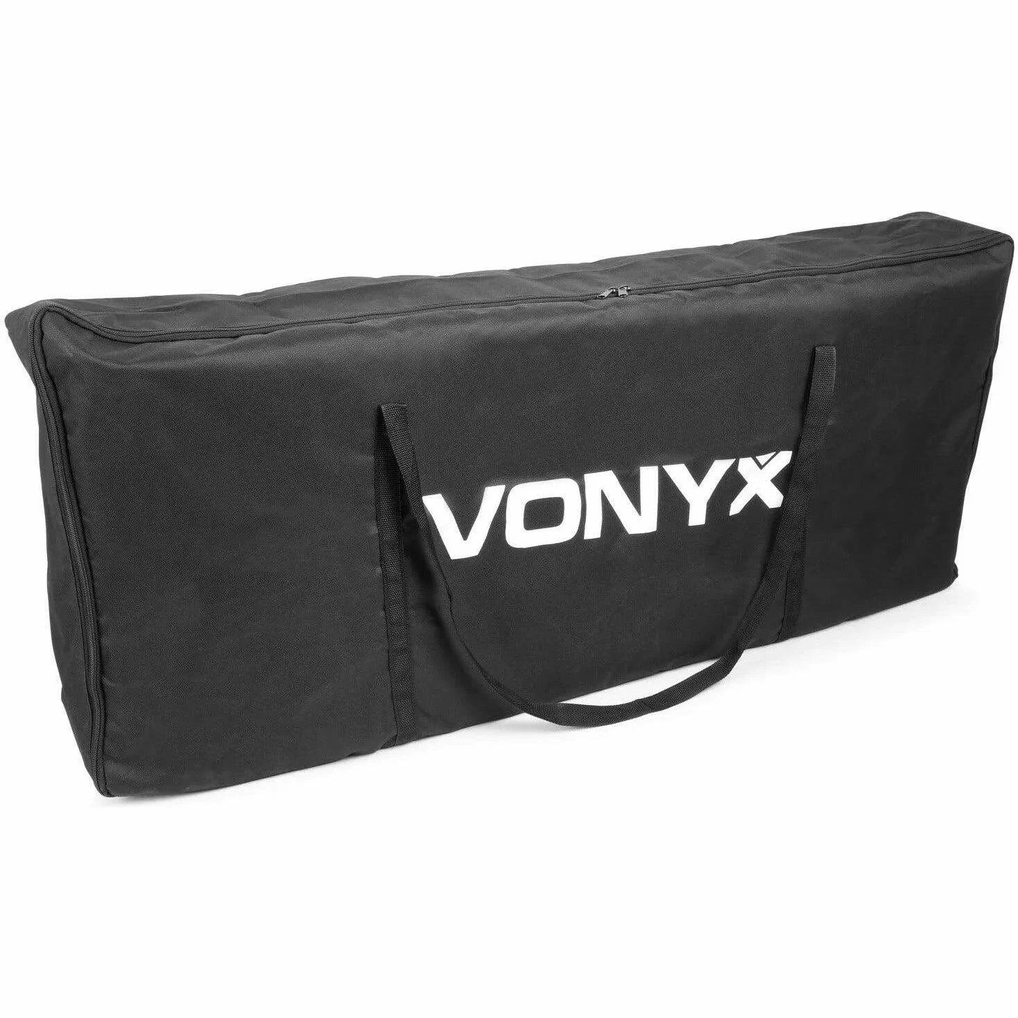 Vonyx DB2B Bolsa para Pantalla DJ Plegable DB2, Funda Blanda Protectora para Mesa de DJ, Bolsa de Transporte para Pantalla de DJ, Funda de Nylon, Color Negro