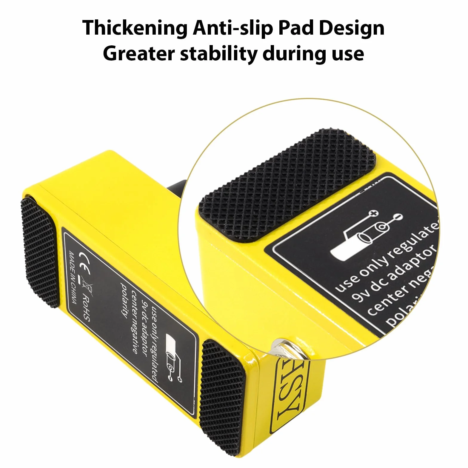 Btuty pedal de guitarra reducción de ruido de guitarra Pedal de efectos de guitarra eléctrica Interfaz de entrada/salida Mini efecto de reducción de ruido de guitarra