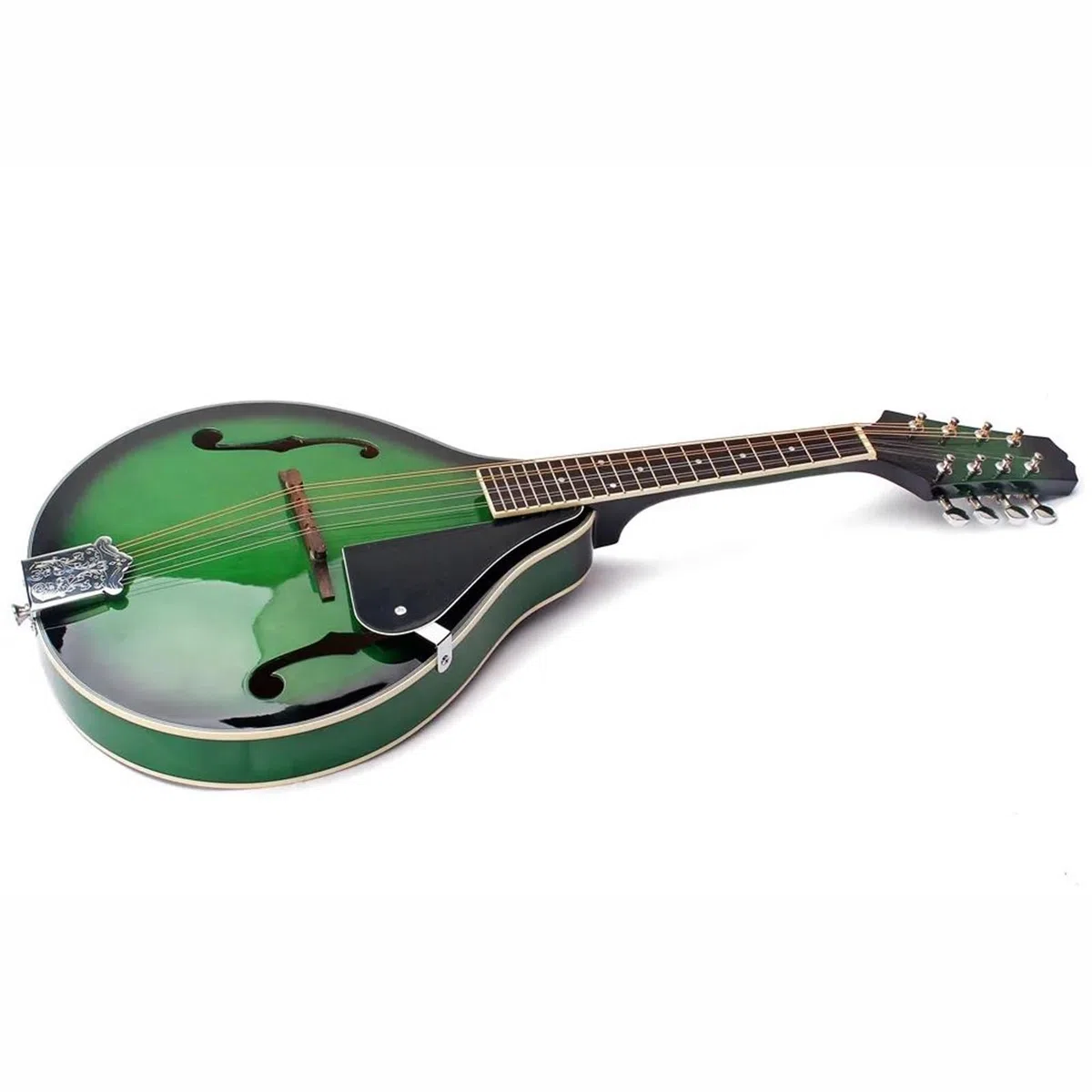 Mandolina Para Principiantes Productos Hechos A Mano De Mandolina Madera 8 Cuerdas Verde Hierba Instrumentos Musicales Profesionales