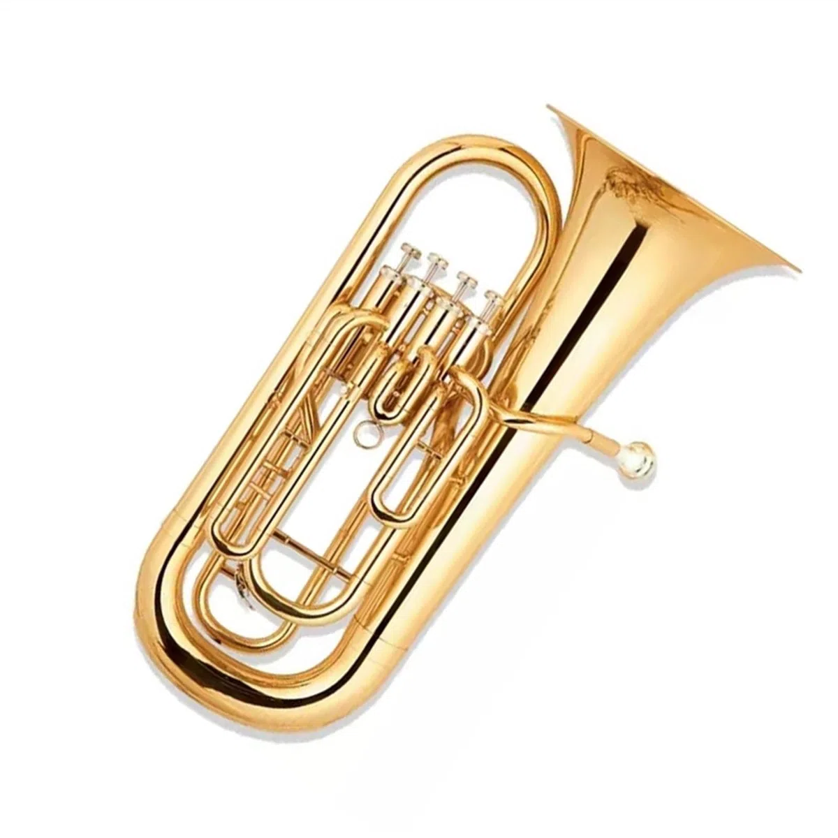 Instrumento De Tuba Bajo De Cuatro Tonos Banda De Música Si Bemol Para Principiantes