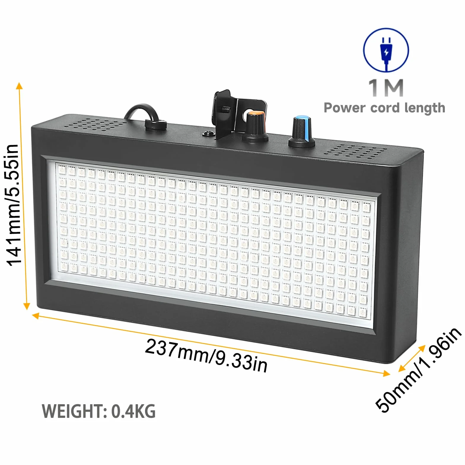 270Led Estroboscopio Discoteca con Mando, Luces Estroboscópicas para Fiestas, Flash Ritmo Musical Activado por Sonido