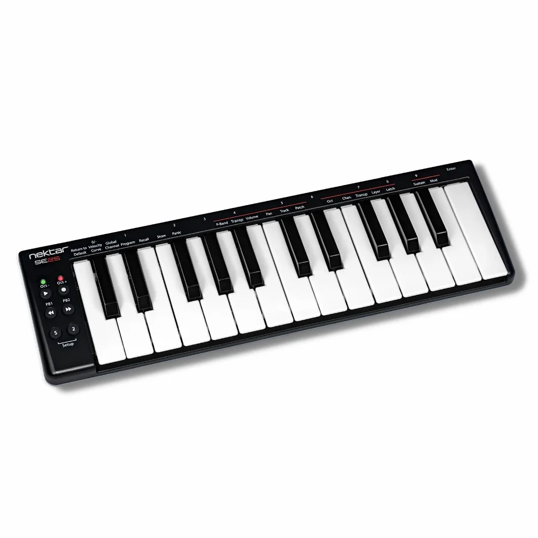 Nektar Controlador de teclado MIDI USB SE25