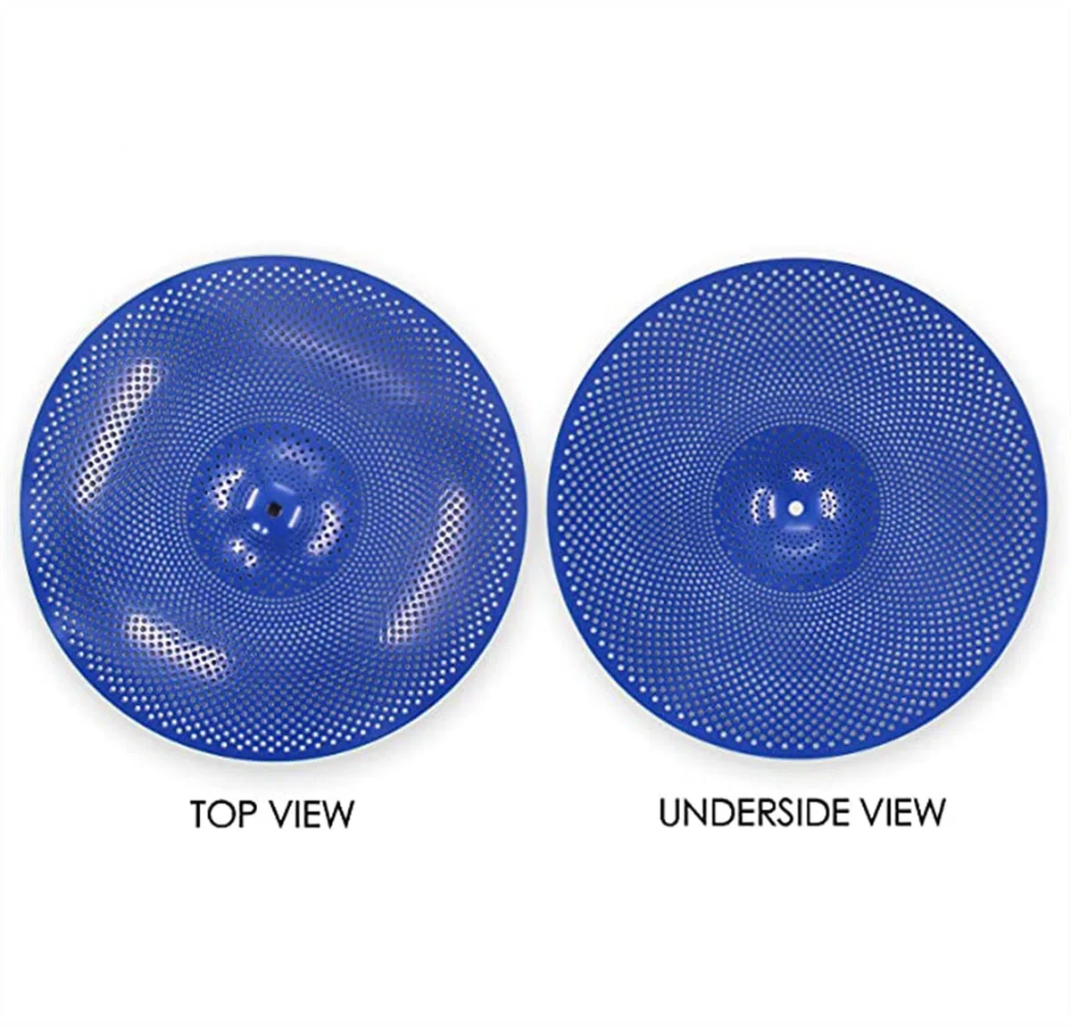 Cymbal Sets Paquete De Platillos De Bajo Volumen, Juego De Platillos Silenciosos De 14''/16''/18''/20'' (5 Piezas, Azul) con Bolsa De Platillos Incluida platillo