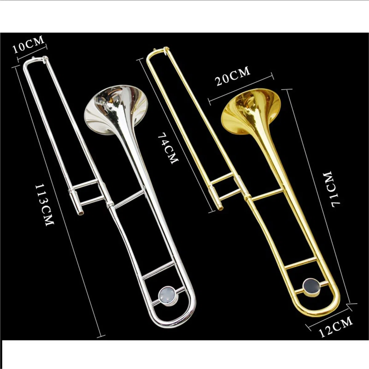 Trombón Trombón Alto En Si Bemol Mayor Instrumento Lacado