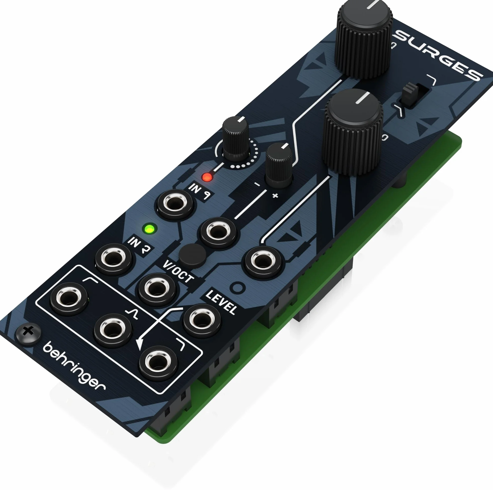 Behringer SURGES Filtro Multi-Modal para Sintetizador Eurorack, 12dB/Oct, Sonido Retro, Control CV, Ideal para Música y Diseño de Sonido