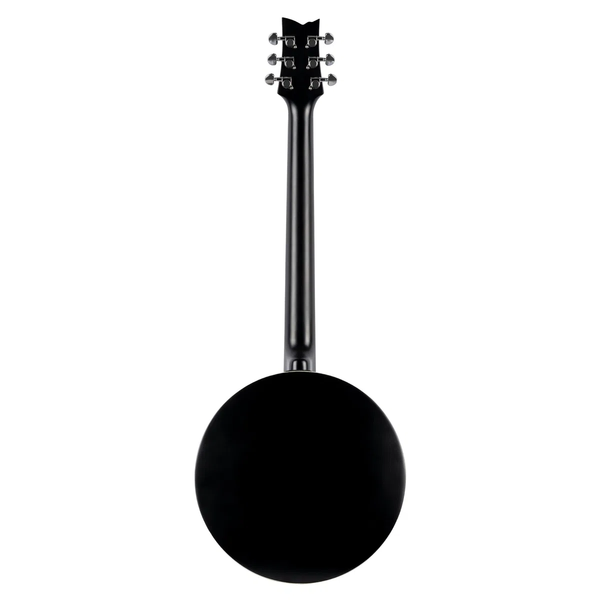 ORTEGA Raven Series Banjo - Banjo de 6 cuerdas, incluye funda, color negro satinado