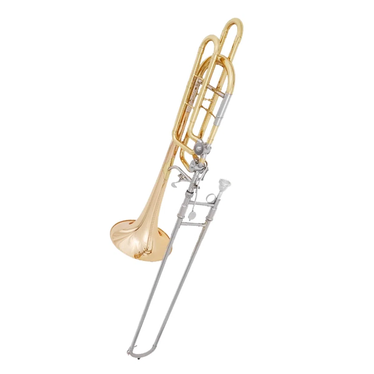 Trombón bajo en si bemol instrumento de interpretación profesional
