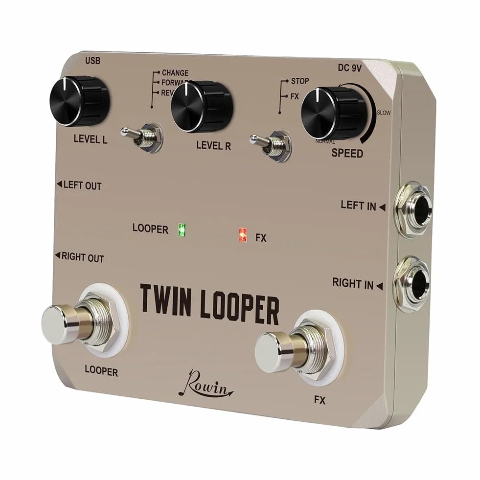Looper Station de Rowin diseñada para ofrecer un sonido claro sin interferencias de ruido en las actuaciones