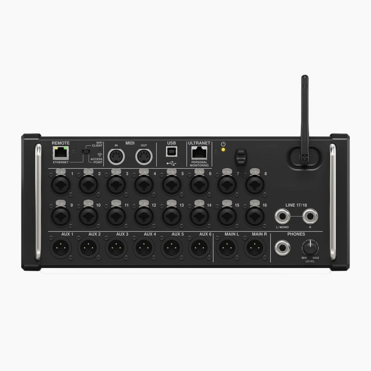 Mezclador de DJ, Mezclador digital profesional MR18 con montaje en rack, mezclador DSP con Wifi incorporado, estudio de grabación de DJ con grabadora USB