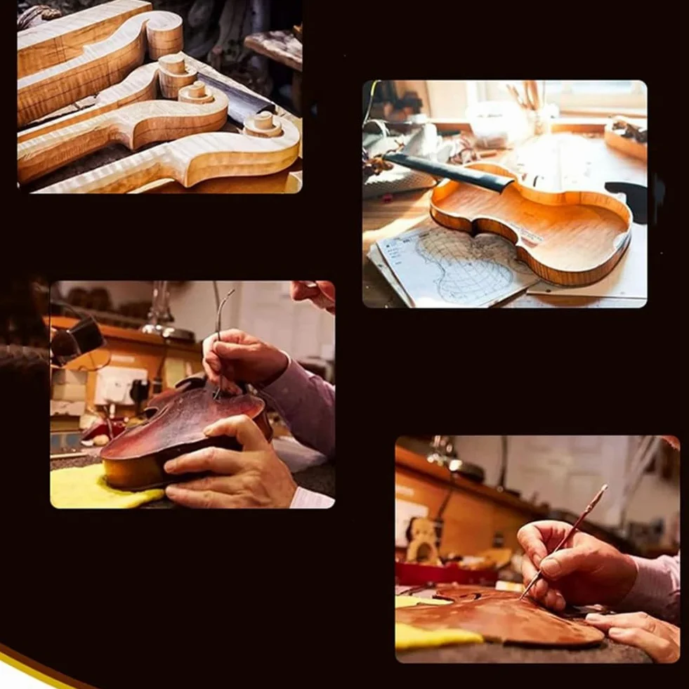 Violín 3/4, instrumentos musicales para adultos y niños, violín con estuche duro, lazo, ideal para principiantes