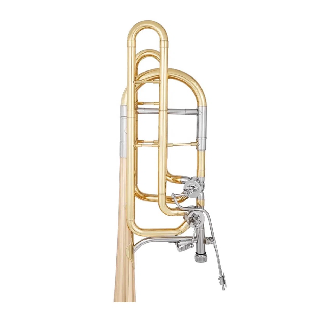 Trombón bajo en si bemol instrumento de interpretación profesional