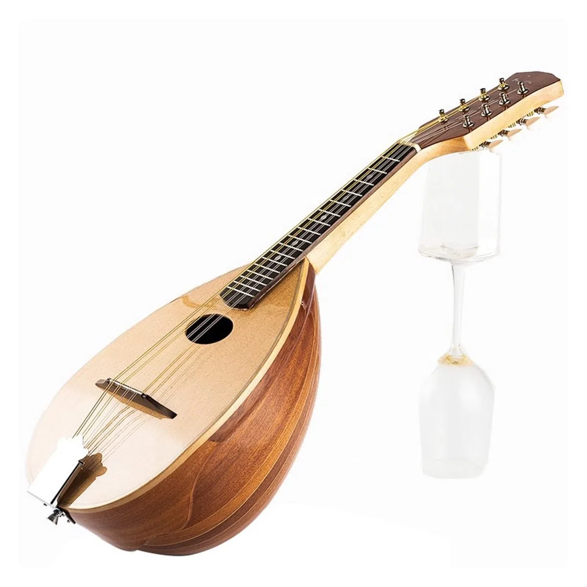 TSTS Estudiante mandolina Spruce Hecho A Mano Ocho Cadena Mandolin Instrument Treble