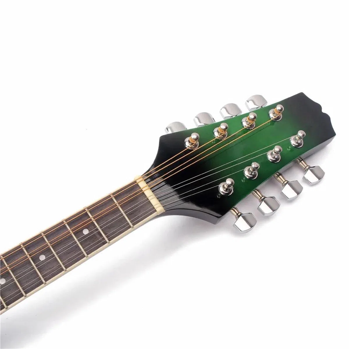 Mandolina Para Principiantes Productos Hechos A Mano De Mandolina Madera 8 Cuerdas Verde Hierba Instrumentos Musicales Profesionales