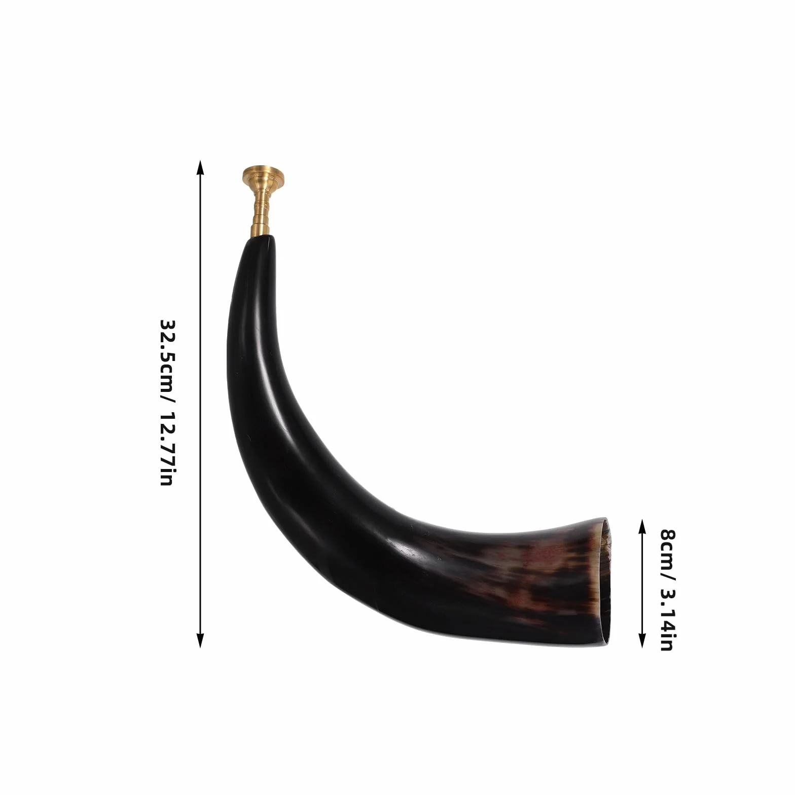 Happyyami Trompeta de cuerno vikingo: cuerno vikingo para exteriores, ideal para fiestas piratas de Halloween, cosplay, de fiesta, generadores de ruido, accesorios piratas.