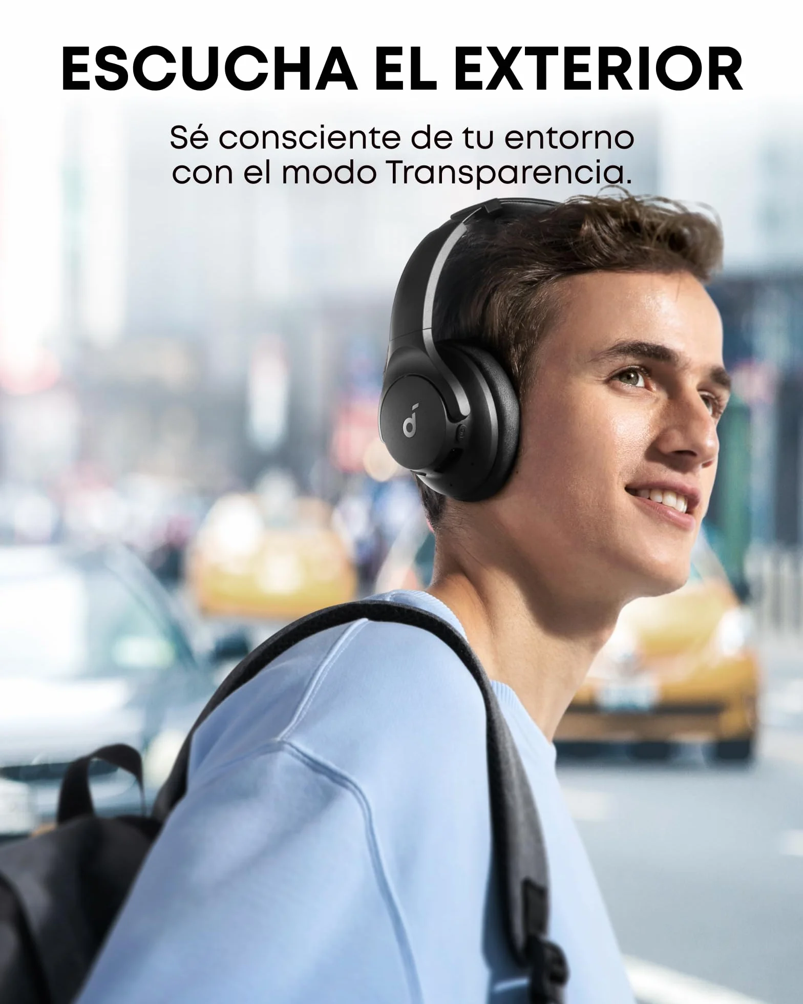 Soundcore by Anker Q20i - Auriculares inalámbricos Bluetooth con cancelación de Ruido Activa híbrida, 40 h de Tiempo de reproducción en Modo ANC, Audio Hi-Res(Reacondicionado)