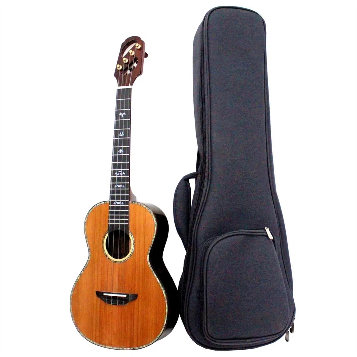 Instrumento De Cuerda De Guitarra Ukelele Tenor De Madera Maciza De 26 Pulgadas Con Bolsa Para Ukelele Ukelele para Principiante