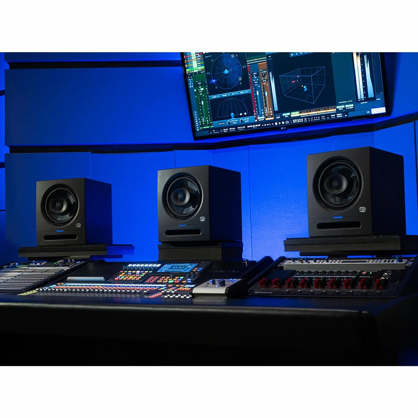 PreSonus Eris Pro 8 - Altavoces activos para monitor de estudio (1 par, con 2 cables keepdrum jack)